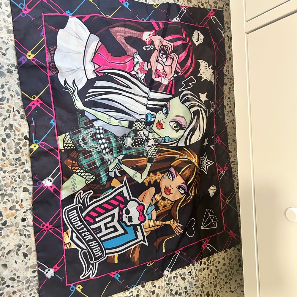Vintage Monster High Pillow Sham